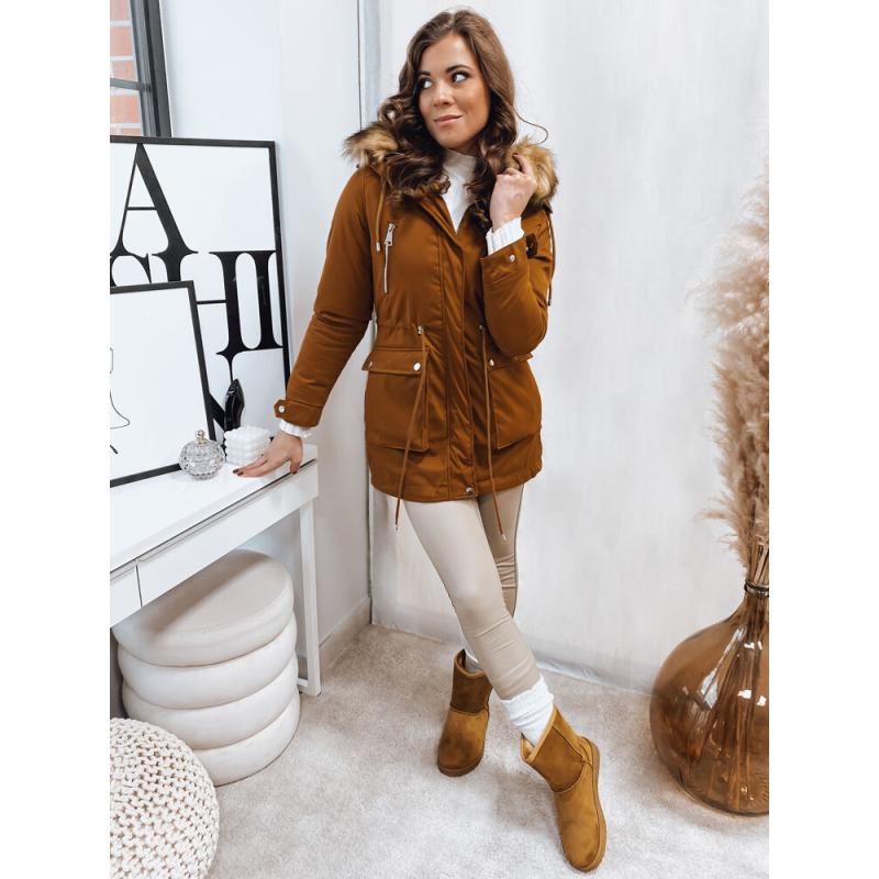 Női parka STELLA barna