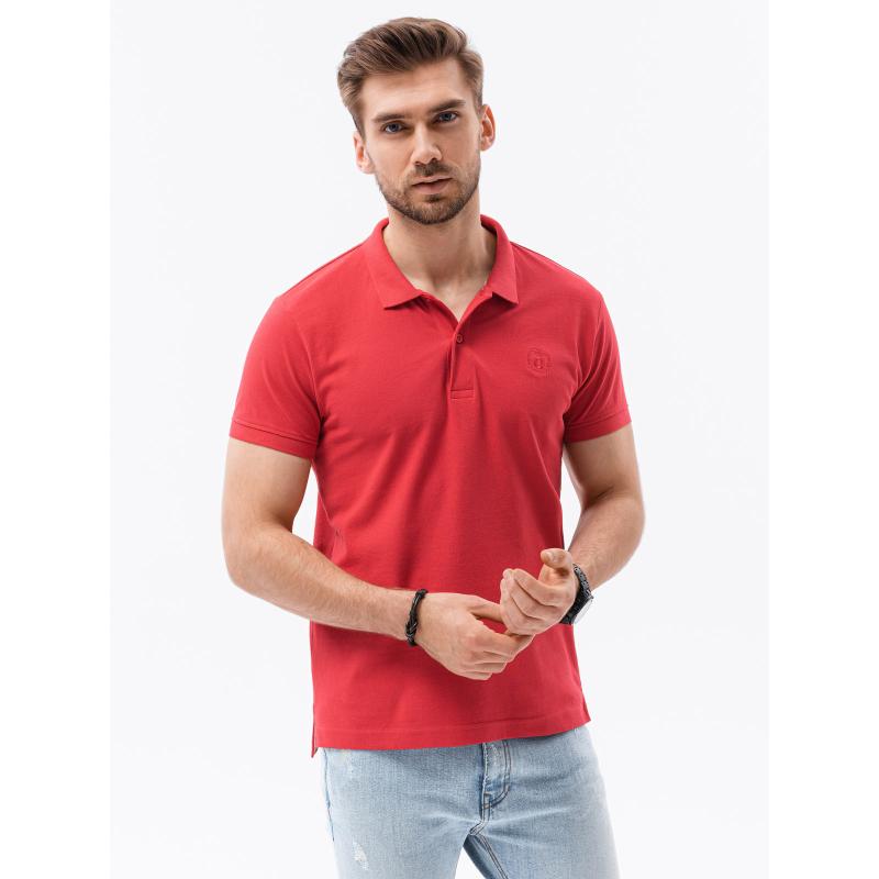 Pánska polokošeľa SOFT červená