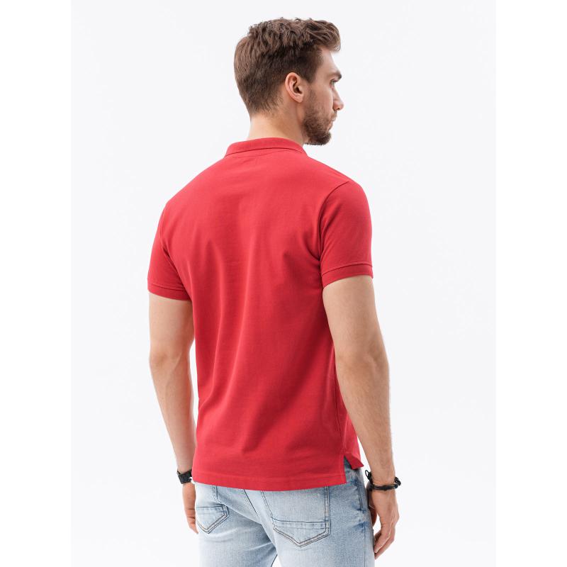 Pánska polokošeľa SOFT červená