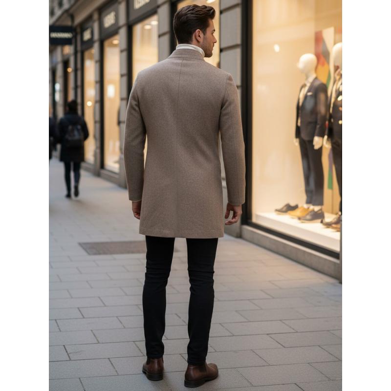 Férfi egyberészes kabát MIRAS barna