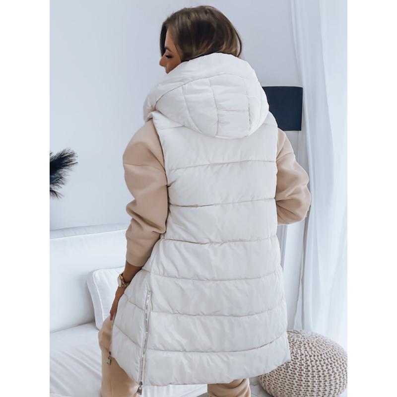 Dámská vesta prošívaná  NOELIA bílá