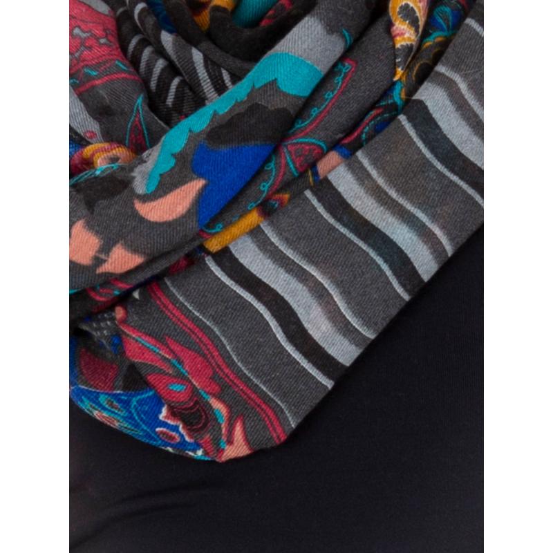 Dámská šála ZELIA tmavě šedá 