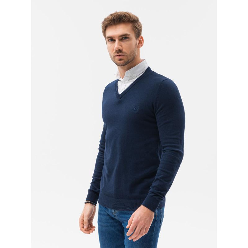 Moški pulover RUSSEL temno modra