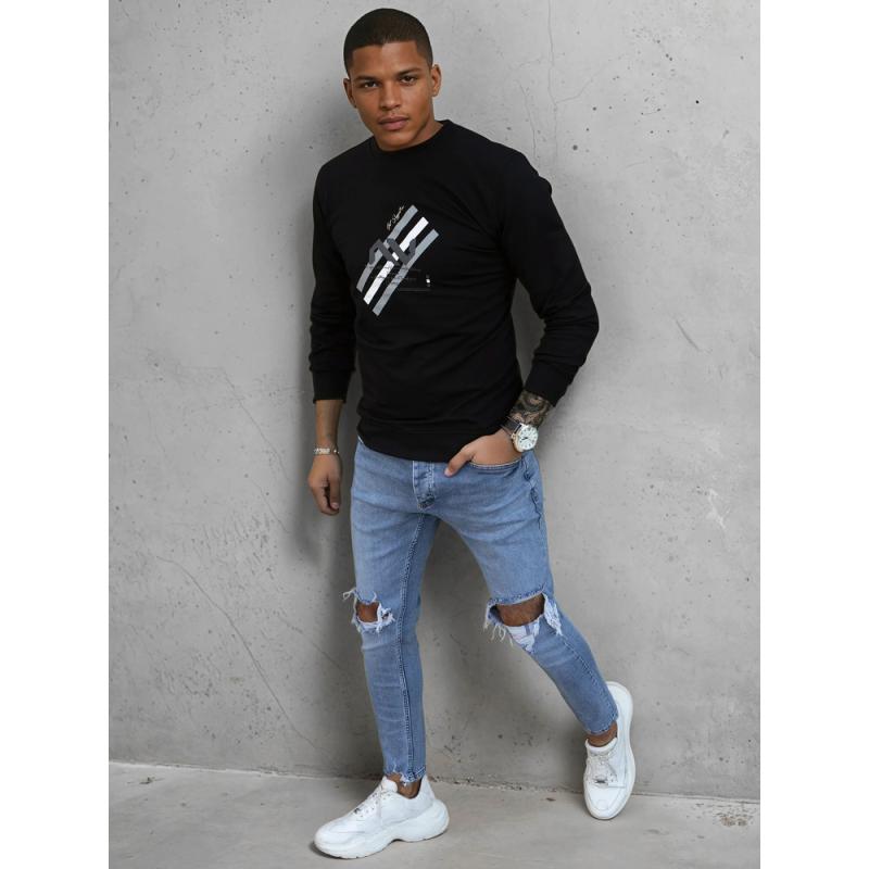 Pánská mikina s potiskem AVEA černá