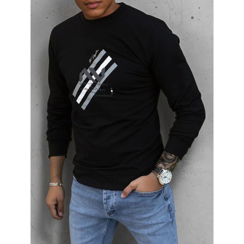 Pánská mikina s potiskem AVEA černá