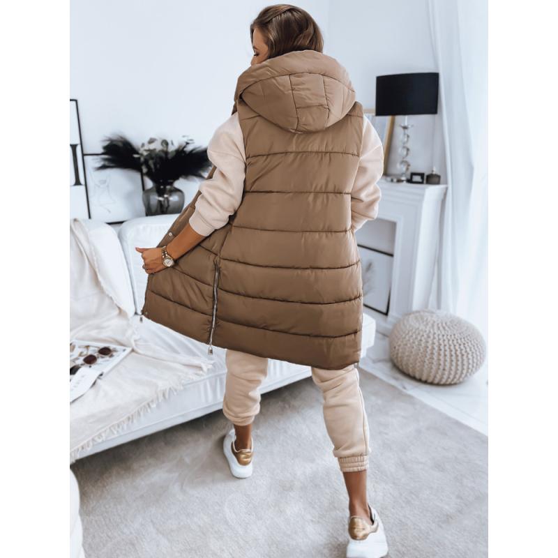 Dámská prošívaná vesta NOELIA khaki