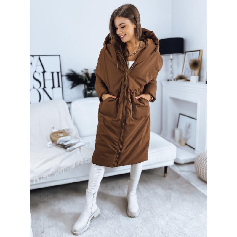 Dámsky kabát MELVIN hnedý