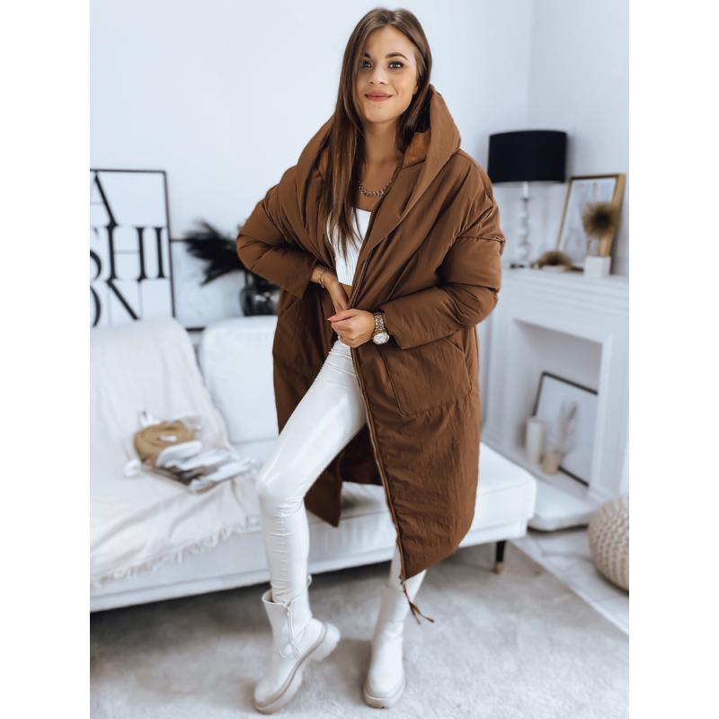 Dámsky kabát MELVIN hnedý