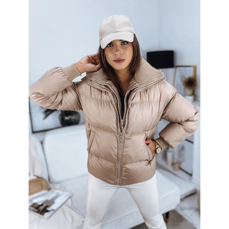 Dámska bunda prešívaná DABIS béžová