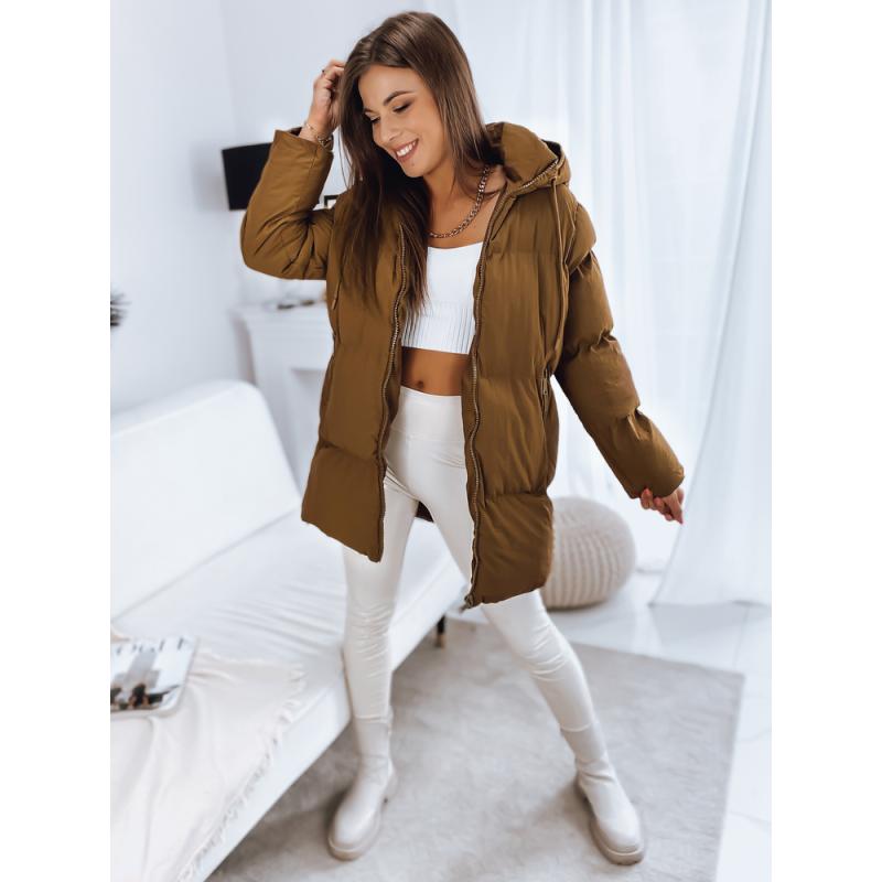 Dámska bunda prešívaná LETLIS hnedá