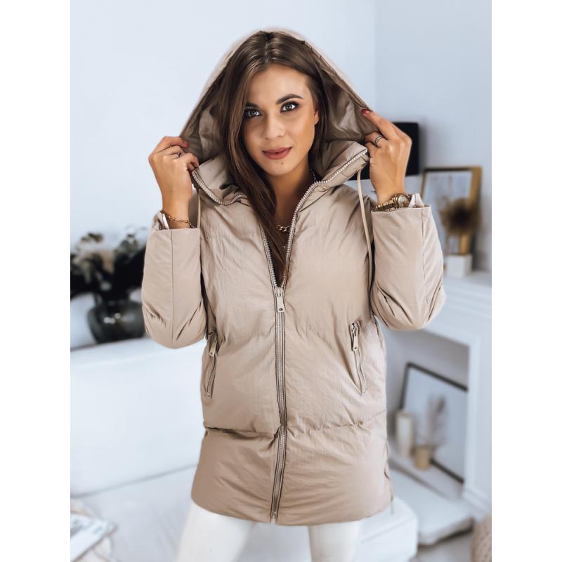 Dámska bunda prešívaná LETLIS béžová