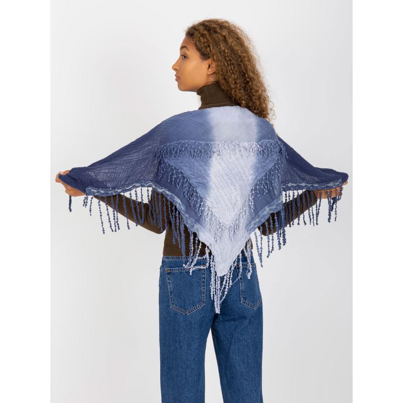 Dámský šátek kostkovaný DARCY modrý