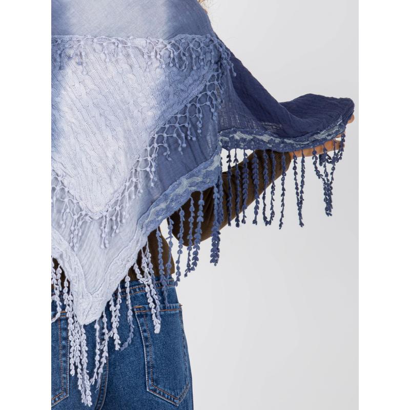 Dámský šátek kostkovaný DARCY modrý