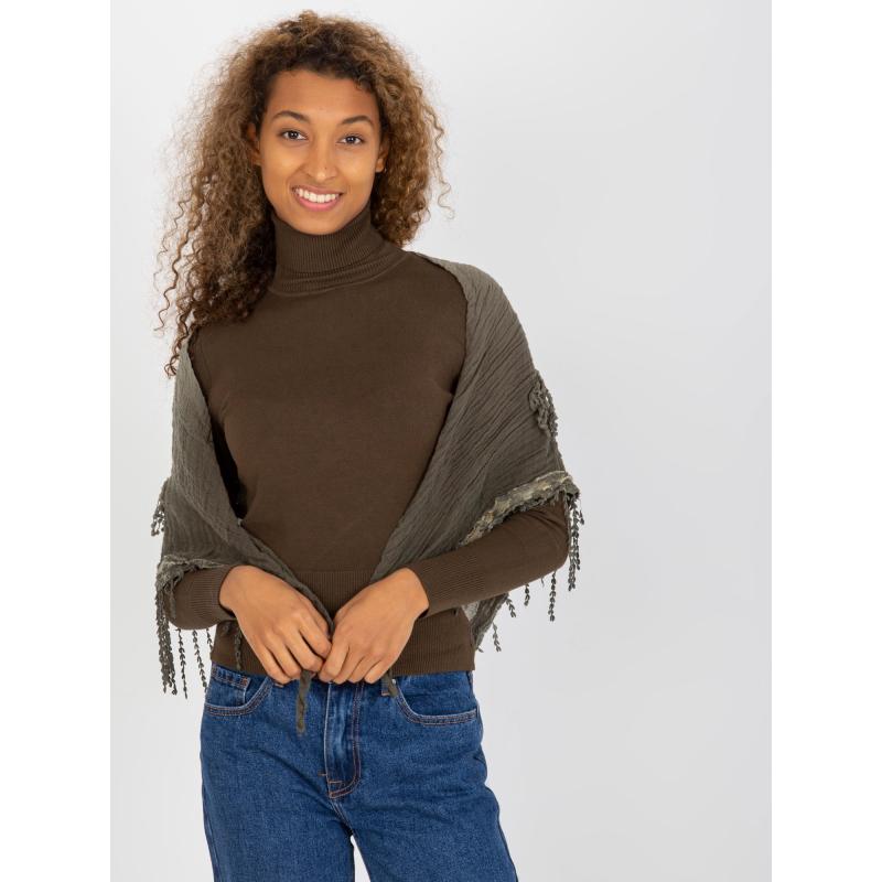 Dámska šatka mušelínová bavlnená PATRICIA zelená