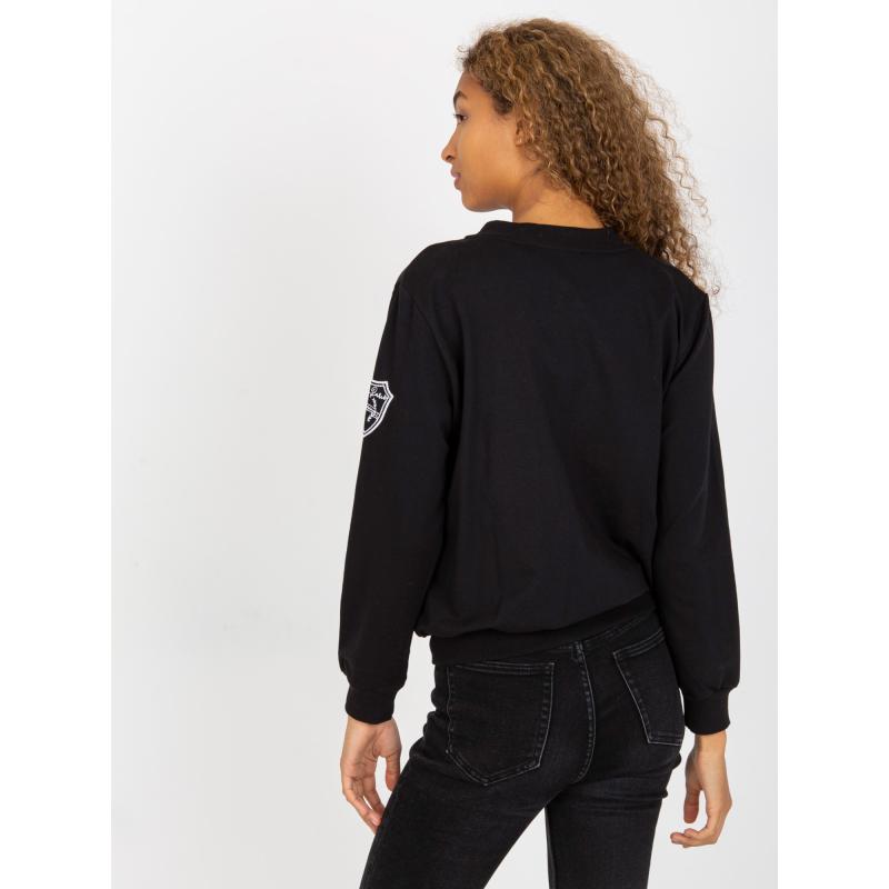 Női bomber dzseki zsebekkel RUE PARIS fekete