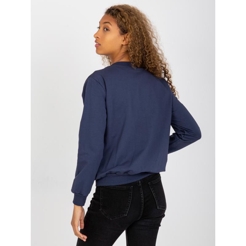 Női bomber dzseki zsebekkel RUE PARIS tengerészkék