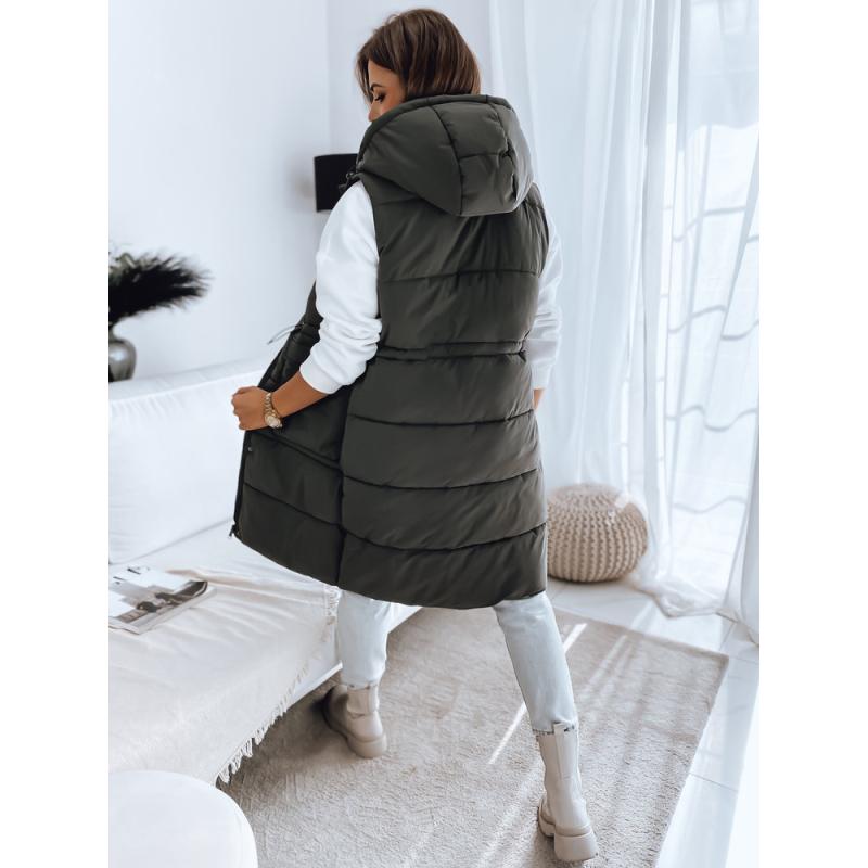 Dámská vesta prošívaná LADISA zelená