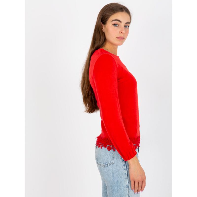 Dámská halenka s kulatým výstřihem WHITNEY červená