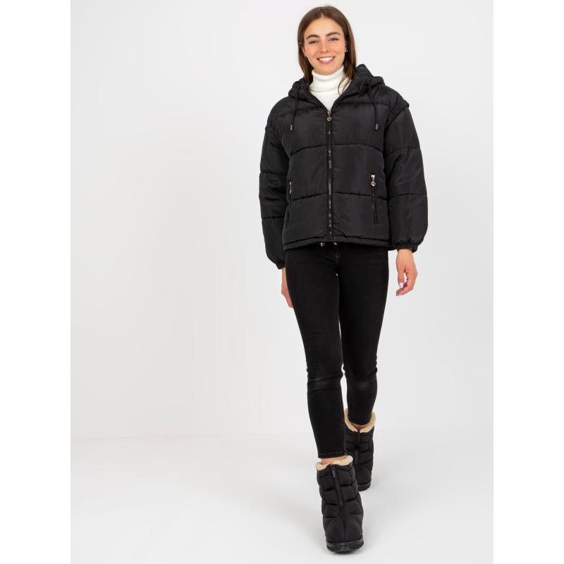 Dámská bunda 2 v 1 s odnímatelnými rukávy SPLIT černá 