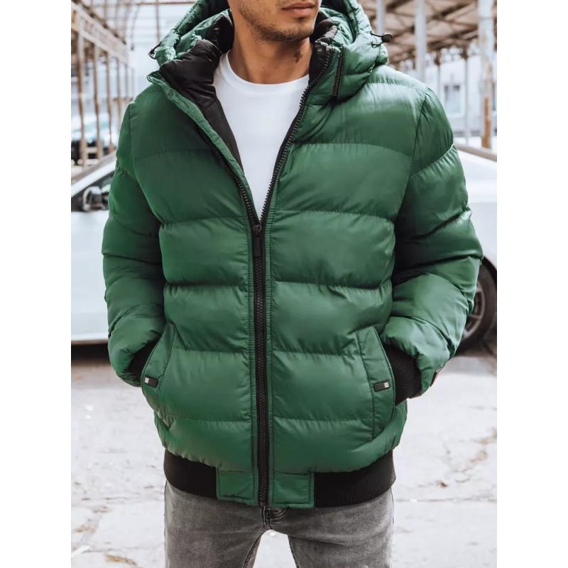Pánská bunda zimní prošívaná TREVOR zelená