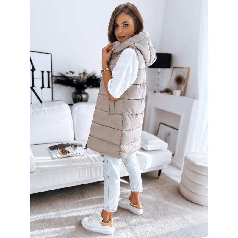 Dámská vesta prošívaná BRITA béžová