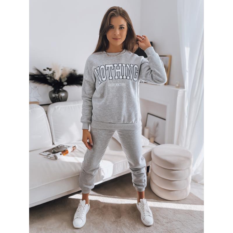 Dámska mikina NOTHING svetlo šedá