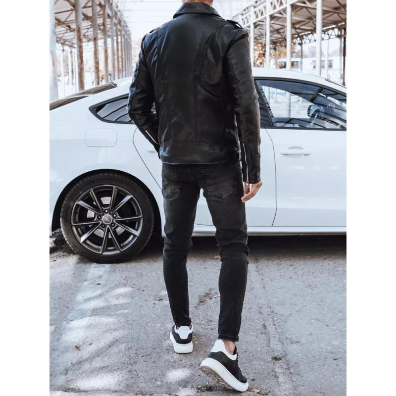 Pánská kožená bunda TERESA černá