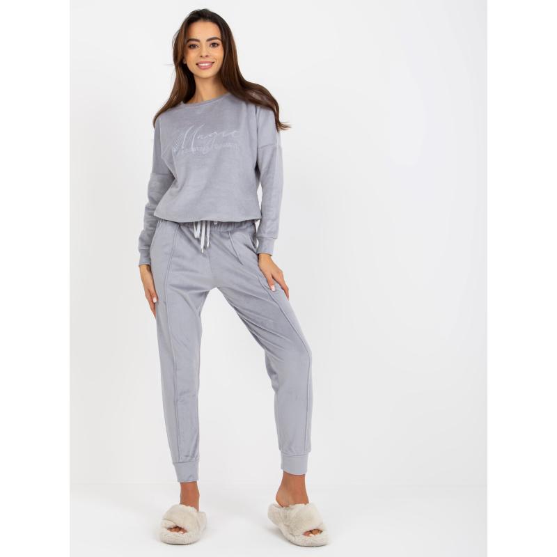 Dámské pyžamo s kalhotami URIELA šedé 