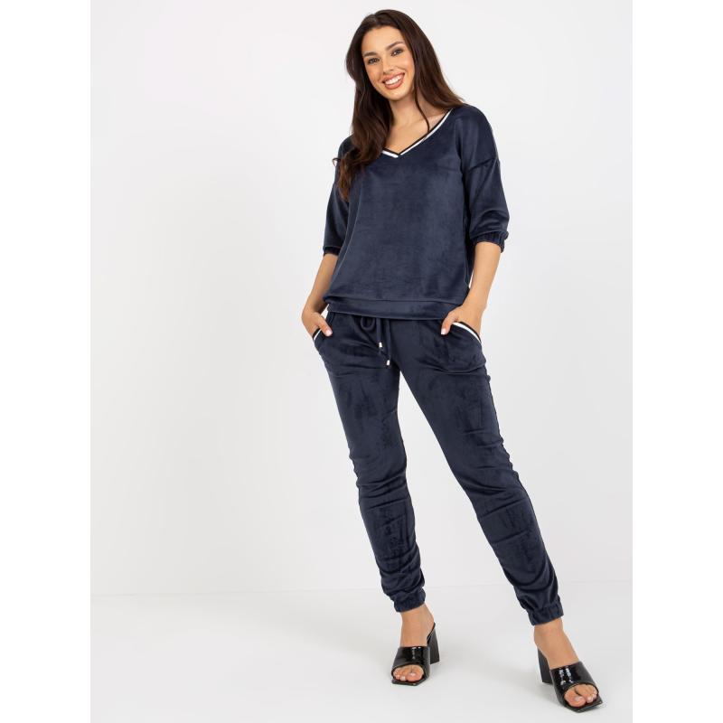 Dámská souprava s 3/4 rukávy ALMA tmavě modrá 