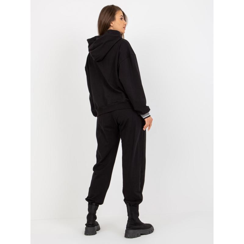 Dámska súprava voľného strihu s mikinou SONIA čierna