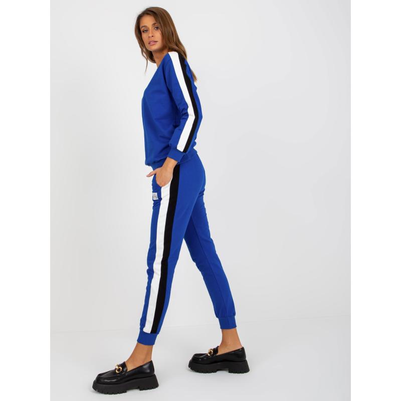 Dámská souprava s pruhy BASIC tmavě modrá 