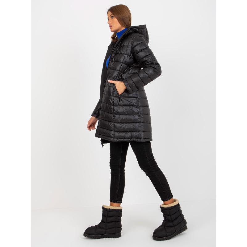 Dámská bunda oboustranná prošívaná přechodná RAHEL černá  