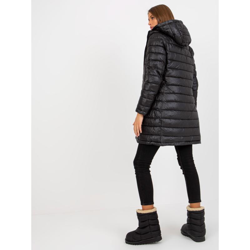 Dámská bunda oboustranná prošívaná přechodná RAHEL černá  