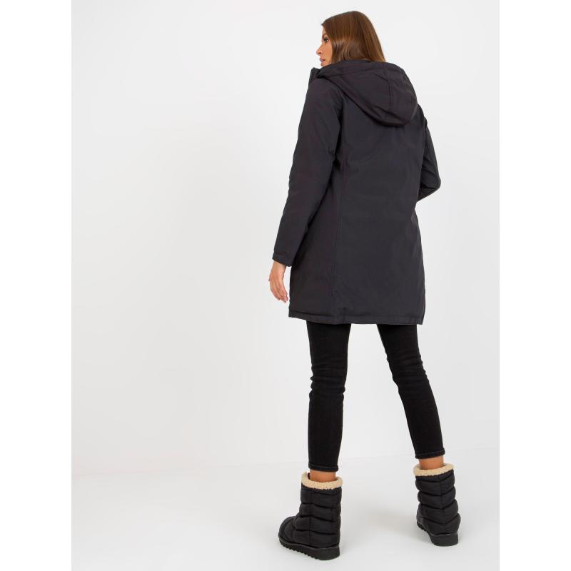 Dámská bunda oboustranná prošívaná přechodná RAHEL černá  