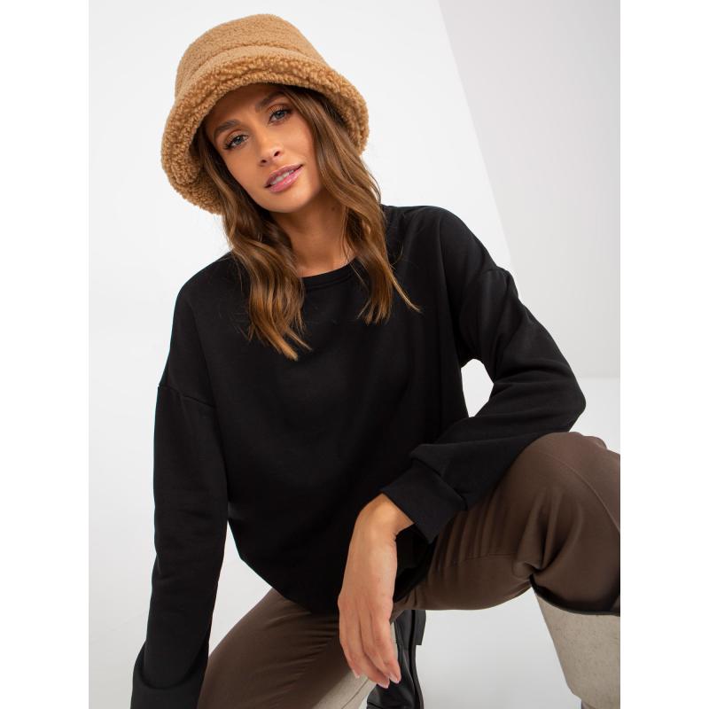 Női pulóver zsebekkel ANISE fekete