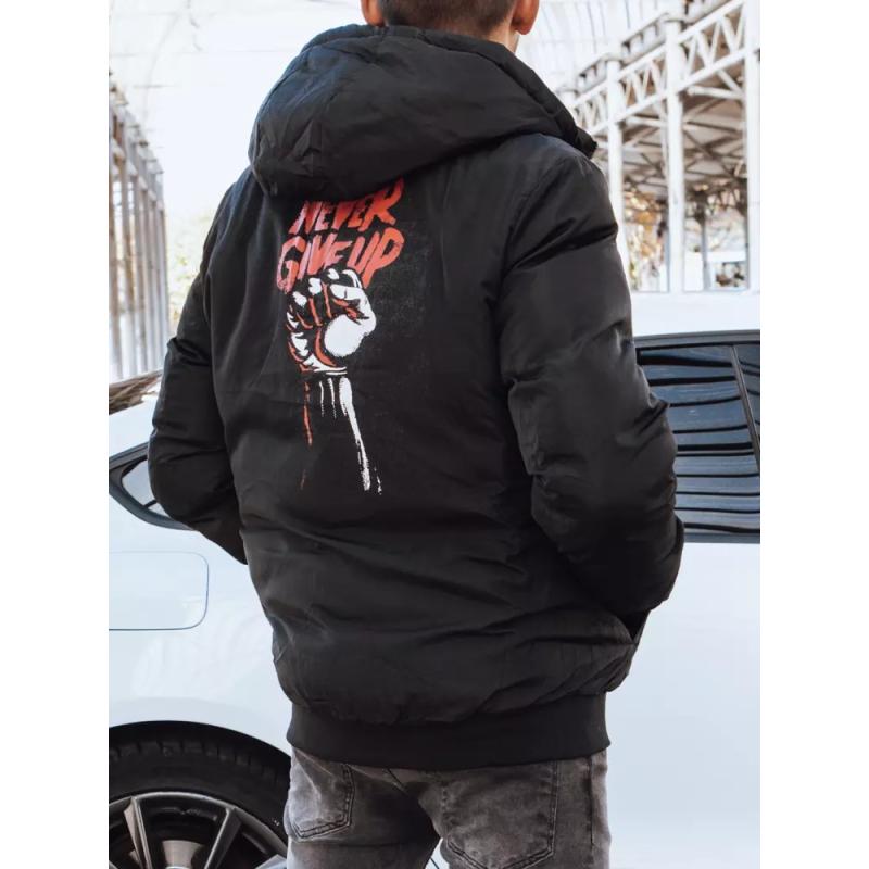 Pánská bunda oboustranná RICE černá