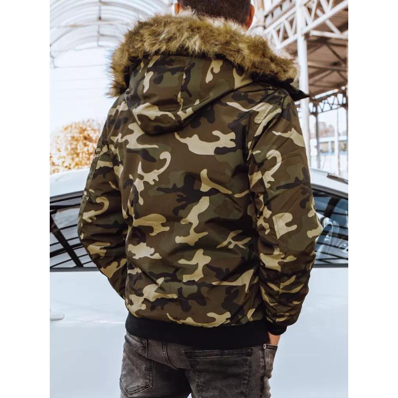 Pánská bunda zimní RICK moro zelená