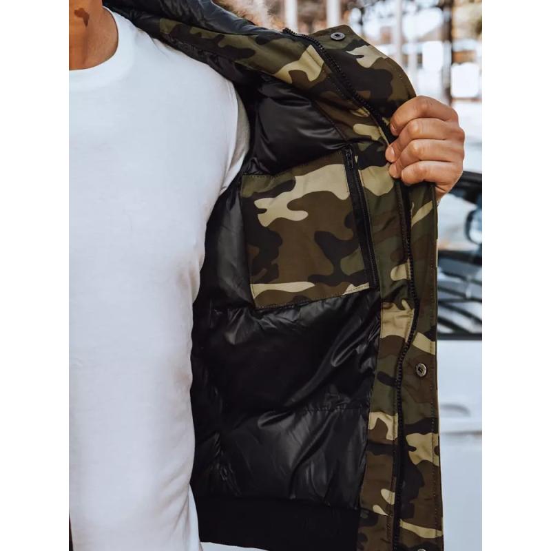 Pánská bunda zimní RICK moro zelená