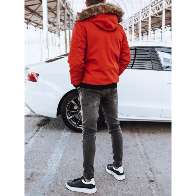 Férfi télikabát RICK piros