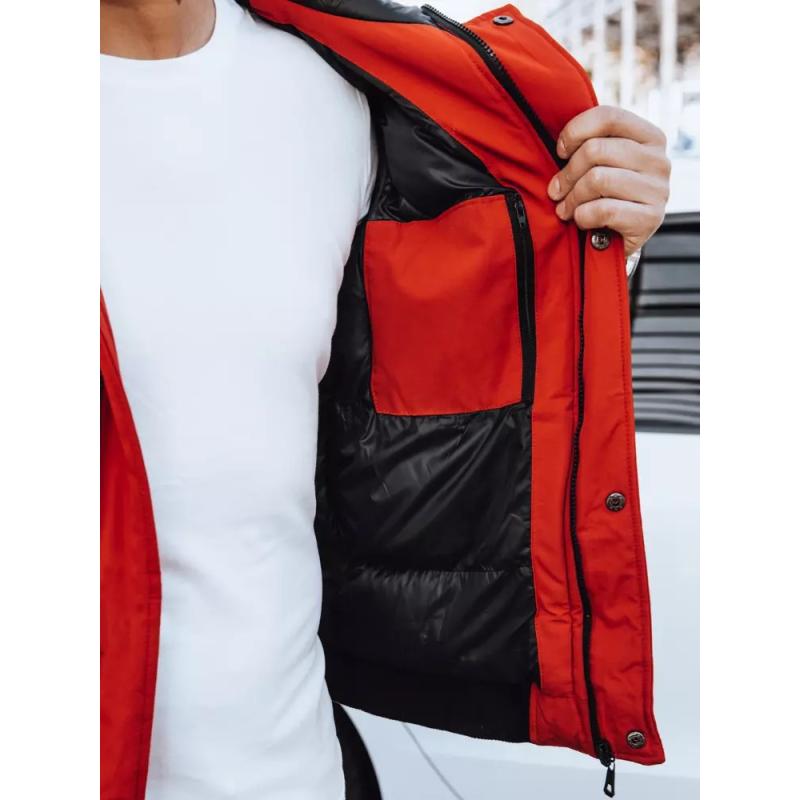 Férfi télikabát RICK bordó