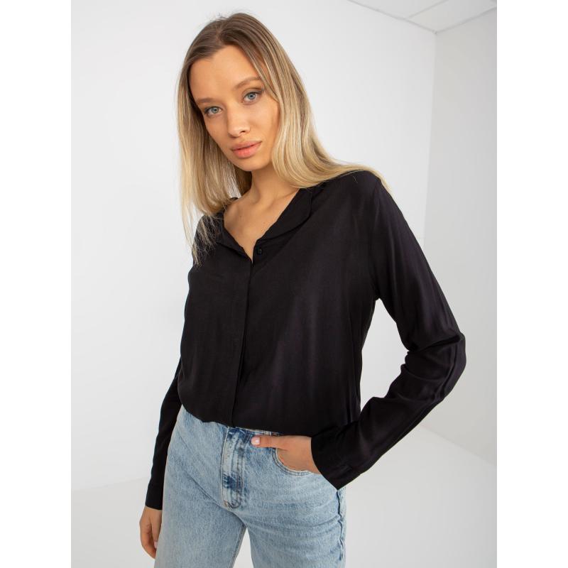 Női blúz SUBLEVEL fekete