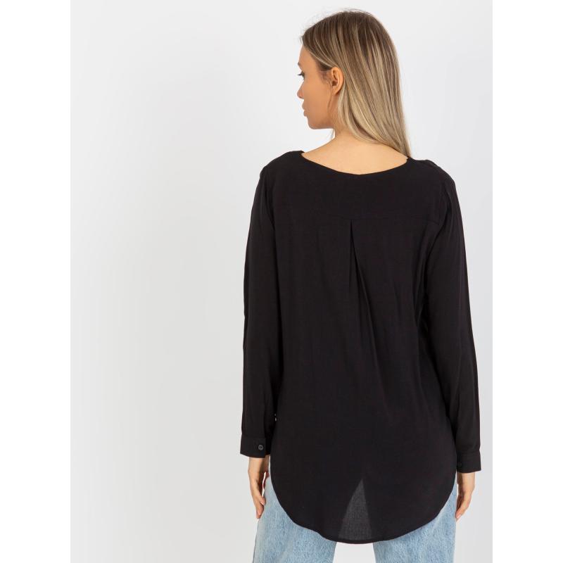 Női blúz SUBLEVEL fekete