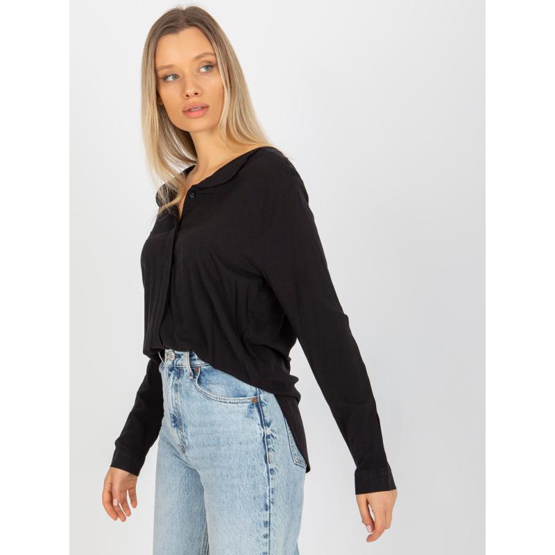 Női blúz SUBLEVEL fekete