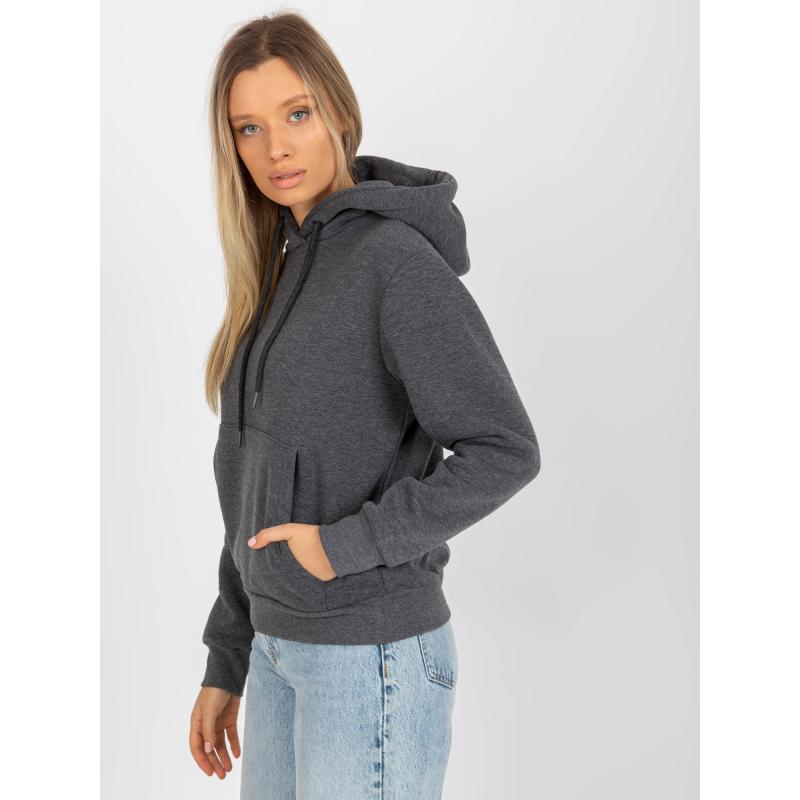 Dámská mikina RUE PARIS tmavě šedá 