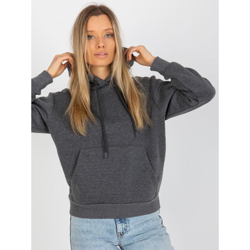 Dámská mikina RUE PARIS tmavě šedá 
