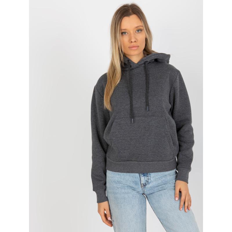 Dámská mikina RUE PARIS tmavě šedá 