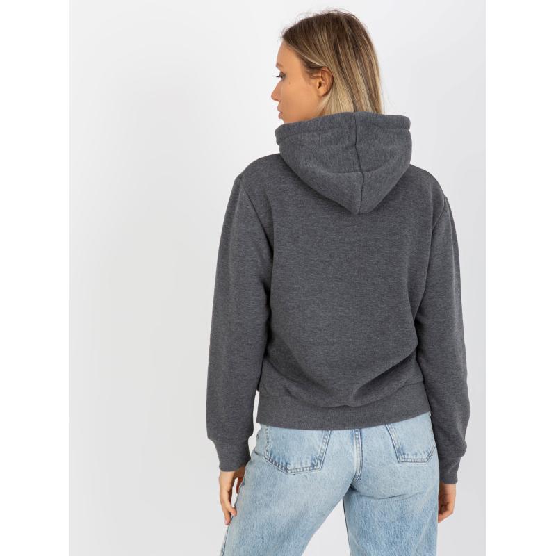 Dámská mikina RUE PARIS tmavě šedá 