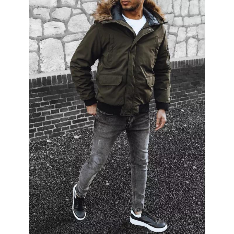 Pánská bunda zimní AVAK zelená