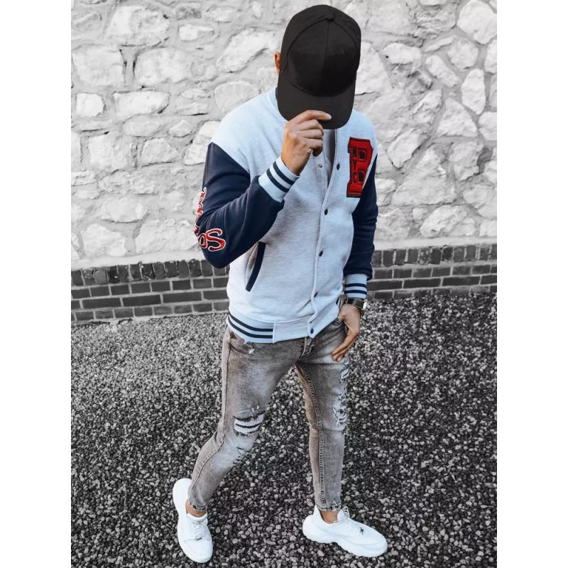 Pánská mikina NYC šedá