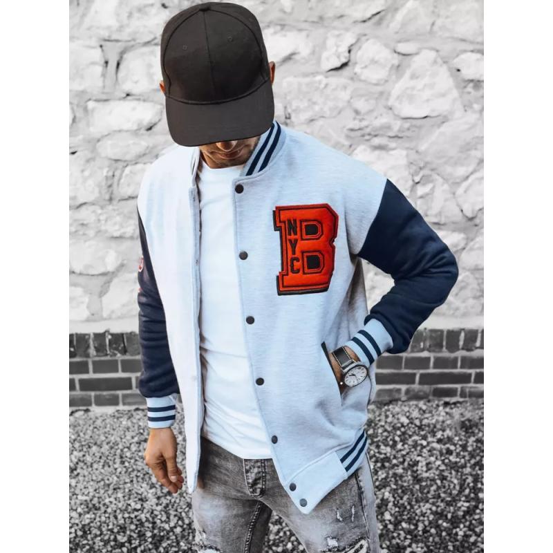 Pánská mikina NYC šedá